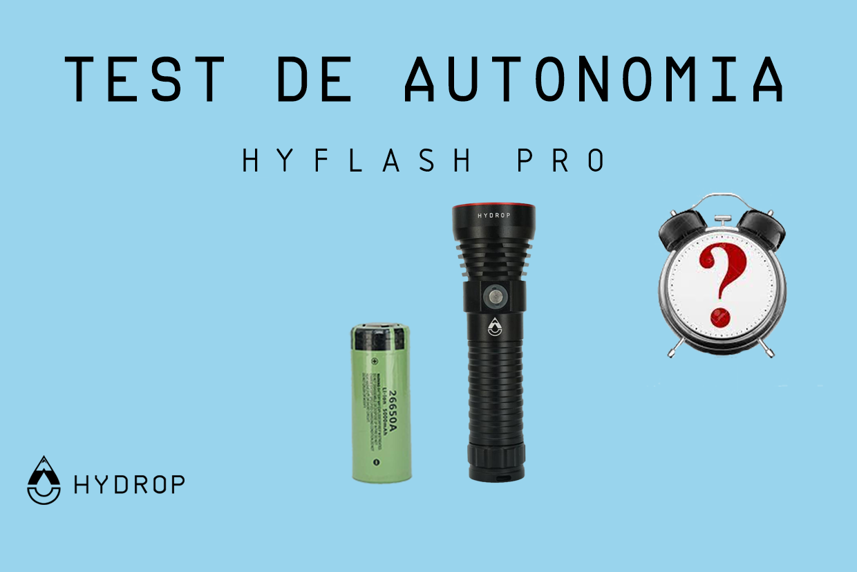 Test de Autonomía Linterna Hyflash Pro